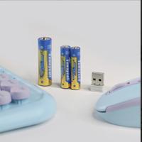 Gambar Rexus KM11 Combo Keyboard + Mouse wireless Dual Connection Retro Alat Computer - Artic Mountain  dari Click & Go Tokopedia Kota Bandung 3 Tokopedia