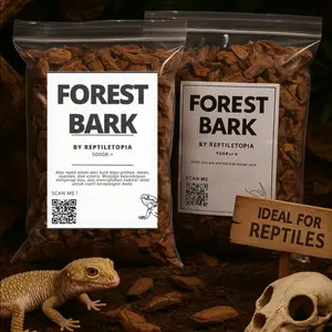Forest Bark by Reptiletopia - Alas kandang reptile coco husk peat kelapa serbuk kayu bukan exoterra nomoy vivaria reptizoo