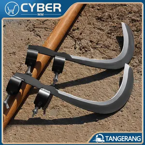 Kepala Sabit Rumput Adjustable Bahan Baja Mangan 65# Multifungsi Alat Taman Sabit Di Pertaniantaman Portabel Dapat Memangkas Cabang