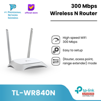 Gambar TP-LINK TL-WR840N 300Mbps Wireless N Router dari Profesional Network Kota Administrasi Jakarta Pusat 1 Tokopedia