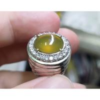 Gambar Cincin Batu Idocrase Bio Solar Aceh Super IDC028 Giwang Melintir Change Color Ikatan Perak dari CNC phoneshop Kota Administrasi Jakarta Pusat 1 Tokopedia