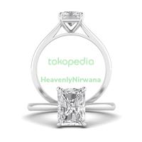Gambar OVAL lab Grown Diamond Solitaire 18K Gold Ring. Cincin Emas Berlian - Custom 2 dari HeavenlyNirwana Kab. Tangerang 1 Tokopedia