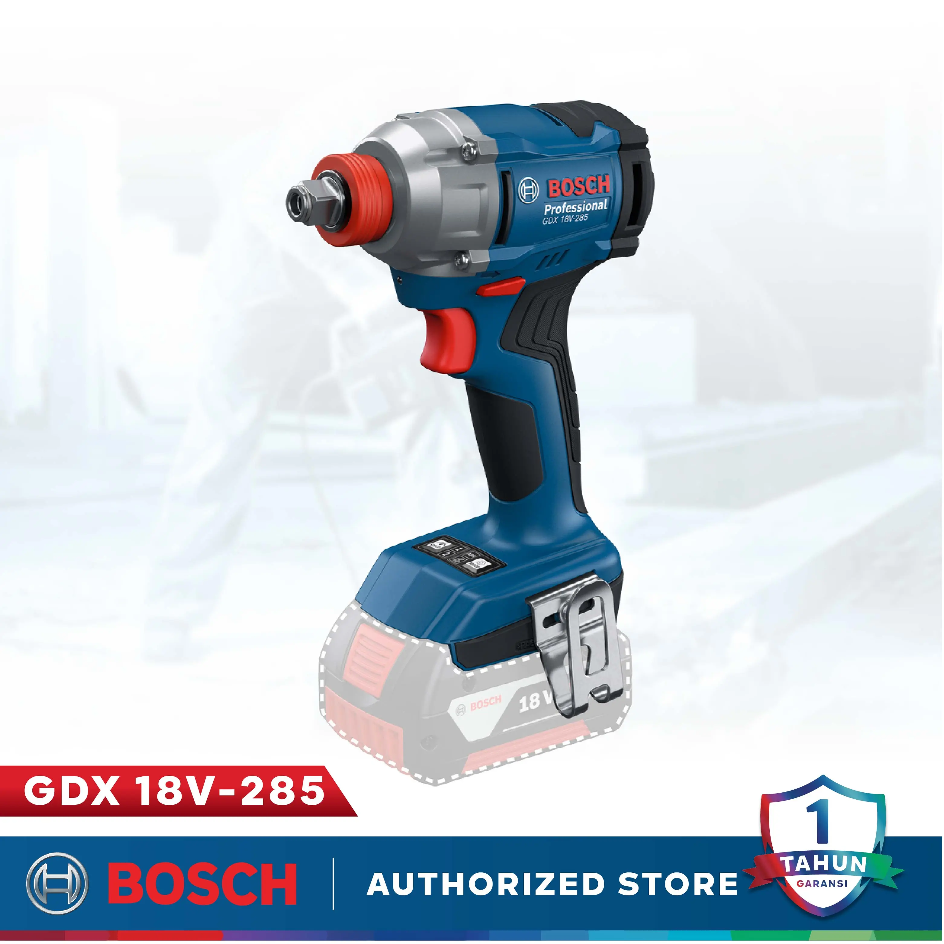 Brushless Impact Driver & Wrench 18 Volt BOSCH GDX 18V-285 (Unit Only)
