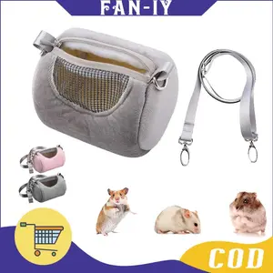 ADA PORTABEL TAS HAMSTER KECIL TAS HEWAN MINI OUTDOOR PET TRAVEL MINI BAG UNTUK TRAVEL CHINCHILLA KELINCI HEDGEHOG