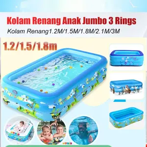 Kolam Renang Anak Jumbo Murah Karet Bahan Tebal Besar Bestway Intex