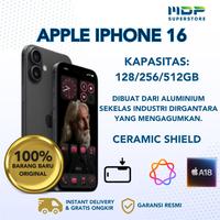 Gambar NEW! APPLE IPHONE 16  - HANDPHONE IPHONE 16 GARANSI RESMI - WHITE, 128GB dari mdpsuperstore Kota Palembang 4 Tokopedia