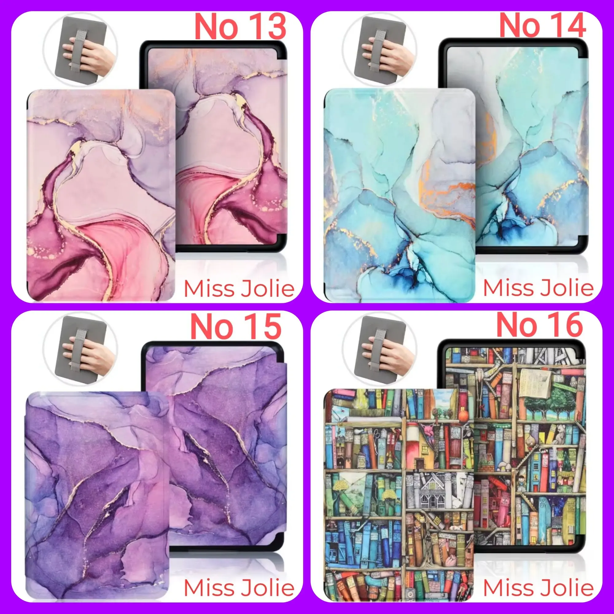Smart Case Kindle Paperwhite 12th Generation 2024 Colorsoft Signature Edition Cover Handstrap Hand Grip