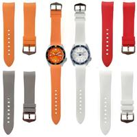 Gambar Tali Jam Tangan 22 MM Curved End Rubber Strap Soft Silicone 8006.22 - 8006.22 HT dari Watch Band N strap Kota Surabaya 4 Tokopedia