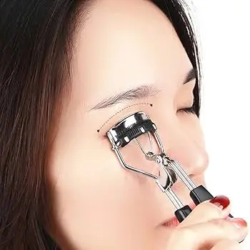 Penjepit bulu mata sisir eyelash curler stainless steel eye make up tool pelentik tahan lama 1