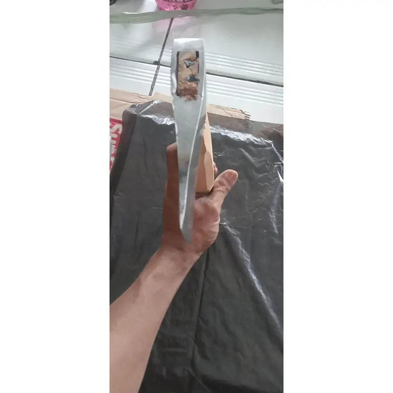 [ BAYAR DI TEMPAT ] Kapak baja per 15 cm panjang dengan gagang 37 cm Kapak pengupas kelapa muda dan tua / Alat pertukangan Alat pemotong kayu Kapak baja per super Pemralatan kebun 2