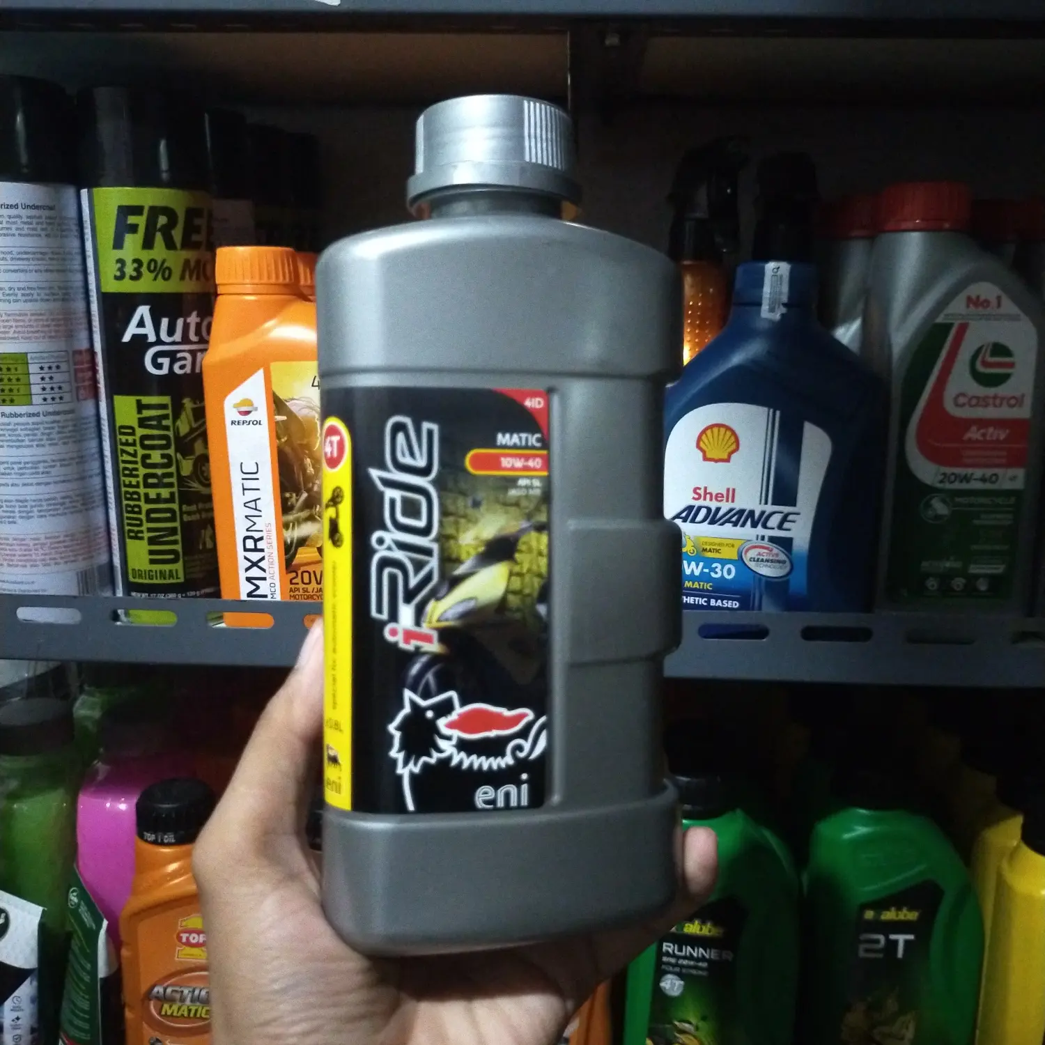 OLI ENI MATIC i-RIDE MATIC 10W-40 API SL JASO MB 0.8L