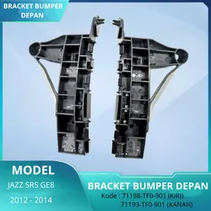 BRACKET BUMPER BREKET BEMPER DEPAN KANAN KIRI JAZZ SRS GE8 2012 2013 2014
