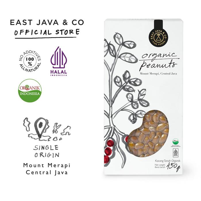 Gambar East Java & Co Organic Peanuts - 450g (Kacang Tanah Organik) dari East Java Co Kota Administrasi Jakarta Barat Tokopedia