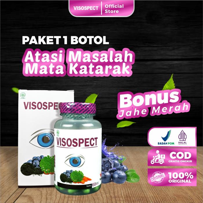 Gambar VISOSPECT Obat Mata Herbal Asli BPOM Obat Mata Katarak Obat Tetes Mata Katarak Kacamata Katarak dari Visospect Official Store Kab. Kediri Tokopedia