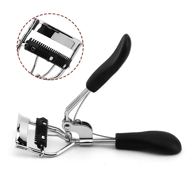 Penjepit bulu mata sisir eyelash curler stainless steel eye make up tool pelentik tahan lama 2