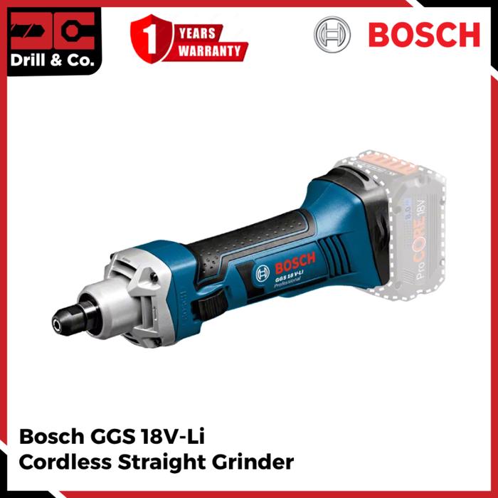 Gambar Bosch GGS 18V-Li Gerinda Lurus / Cordless Straight Grinder dari Drill&Co Kota Administrasi Jakarta Barat Tokopedia