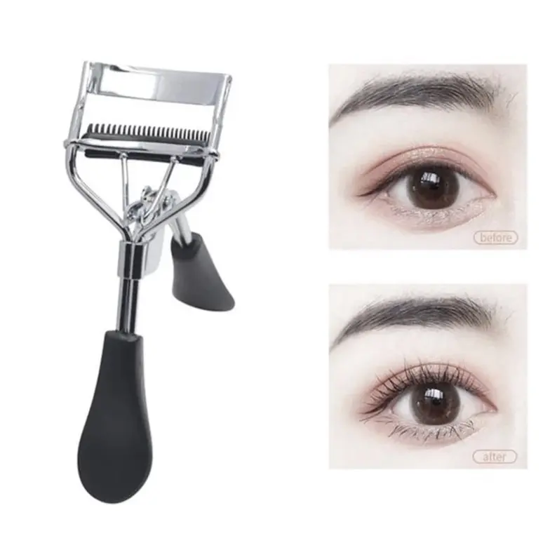 Penjepit bulu mata sisir eyelash curler stainless steel eye make up tool pelentik tahan lama 4