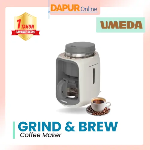 UMEDA Grind and Brew Mesin Pembuat Kopi Coffee Maker Grinder Drip Coffee
