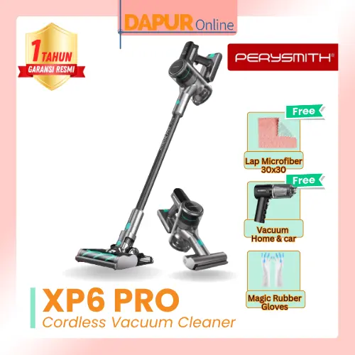 PerySmith XP6 Pro Cordless Vacuum Cleaner Perysmith Handheld 3 in1 Vacum Cleaner Portable Penyedot Debu Tanpa Kabel Vakum