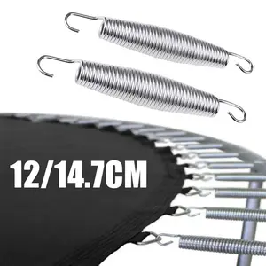 2pcs Alat Trampolin Snap Hook Trampolin Hook Stainless Trampoline Kelenturan Yang Baik Mata Air Trampolin