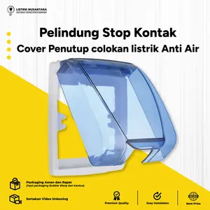 Pelindung Stop Kontak Pengaman | Cover Penutup colokan listrik Anti Air keamanan untuk Anak Kecil