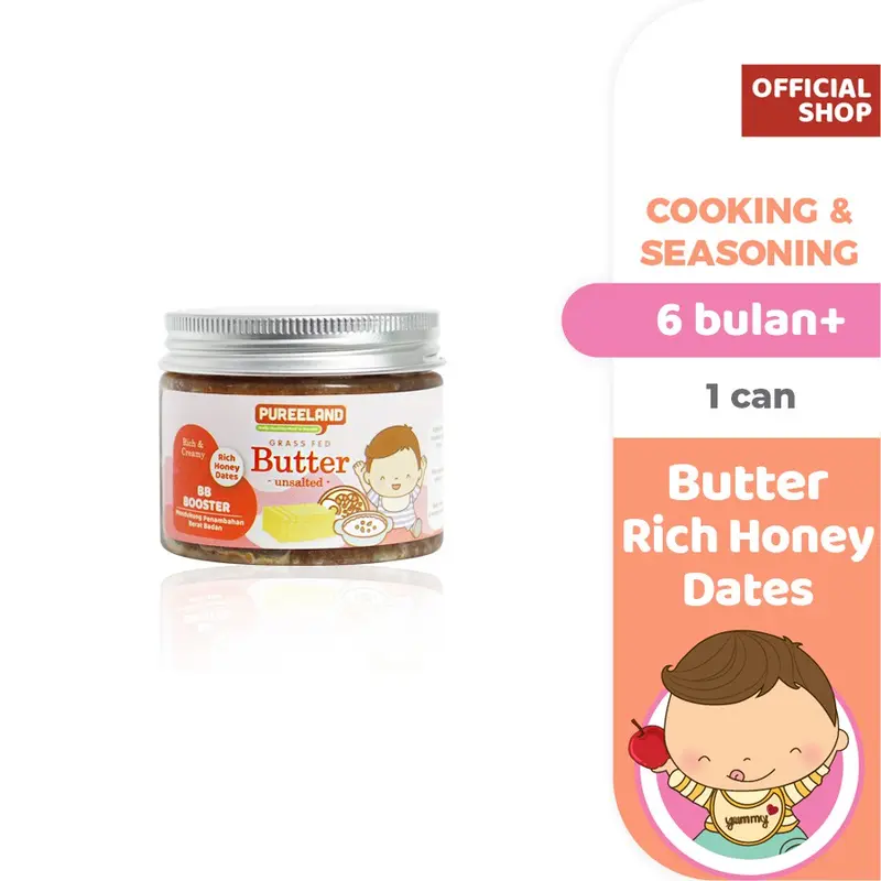 Pureeland Butter MPASI BB Booster / Grass Fed Butter / Bumbu MPASI 2