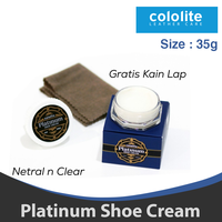 Gambar Cololite Platinum Shoe Cream 35g Krim Sepatu Kulit Premium Netral Mengkilap Anti Kusam dari warungtools Kota Administrasi Jakarta Utara 1 Tokopedia