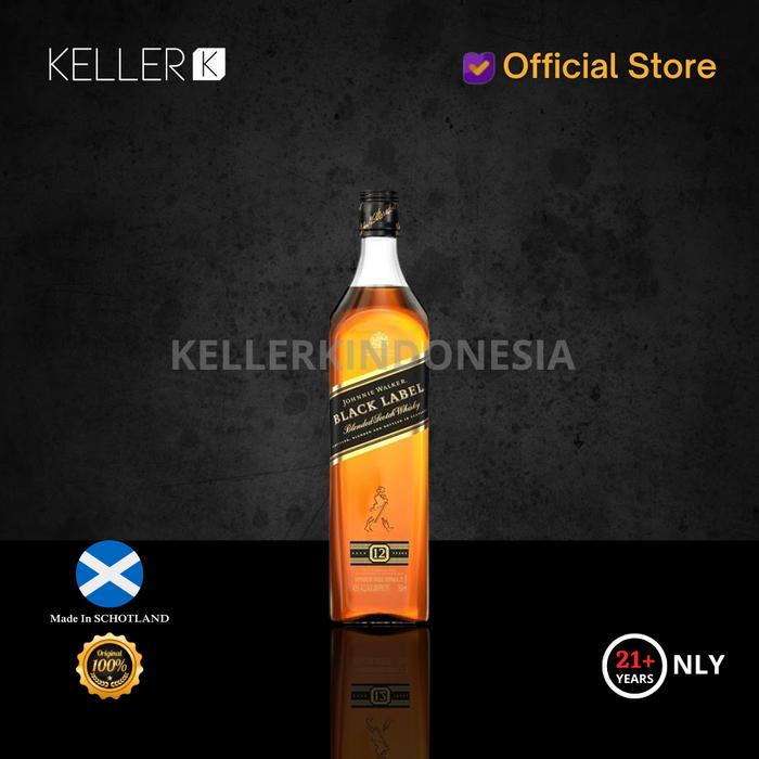 Gambar JOHNNIE WALKER BLACK LABEL 12 YEARS OLD WHISKEY - IMPORT 750 ML dari KELLER K WINE AND SPIRITS Kota Bandung Tokopedia