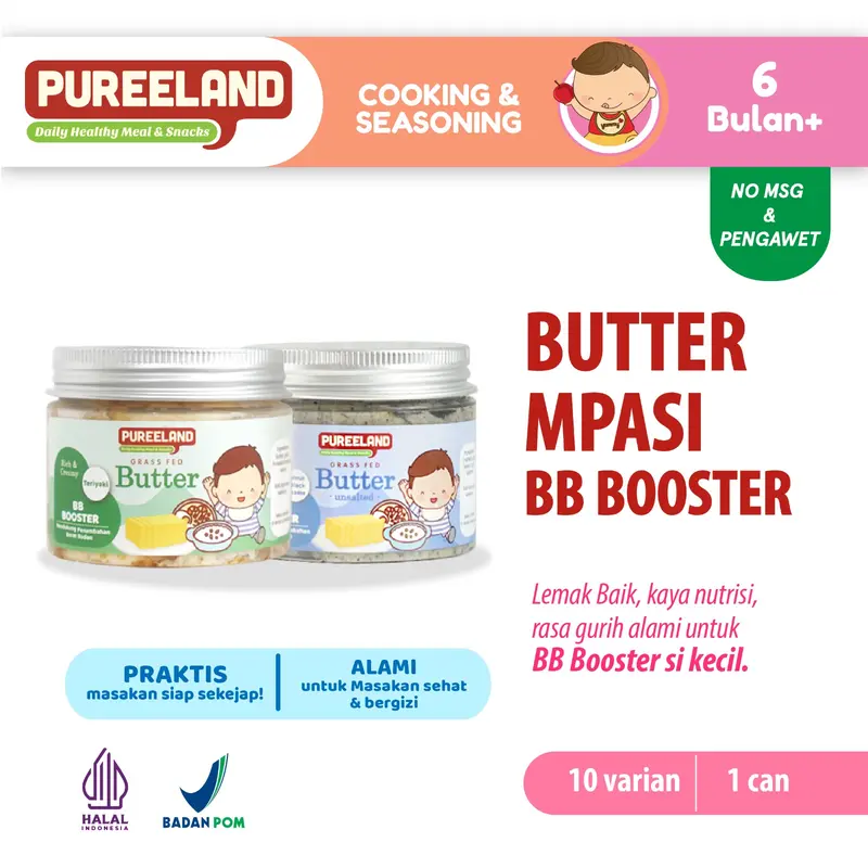 Pureeland Butter MPASI BB Booster / Grass Fed Butter / Bumbu MPASI 0
