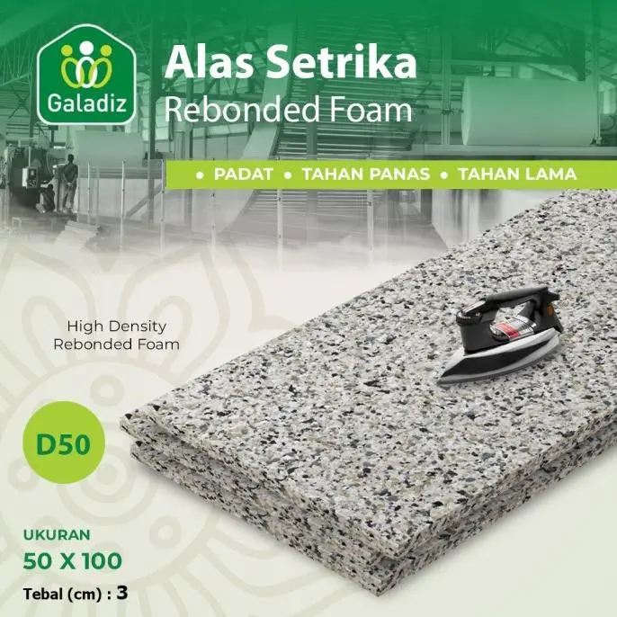 Galadiz Alas Setrika Listrik / UAP ( Ironing Pad ) Asli Busa Rebonded Terlaris