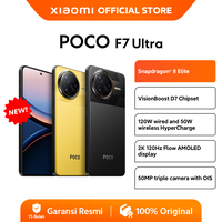Gambar POCO F7 Ultra 12/256G 16/512G | Snapdragon 8 Elite VisionBoost D7 | Wireless Charge [Official Store] - F7 Ultra - Yellow, 12+256G dari Xiaomi Indonesia Kab. Tangerang 2 Tokopedia