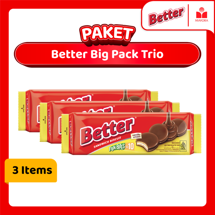 Gambar Biskuit Better Big Pack Trio dari Mayora Kota Administrasi Jakarta Barat Tokopedia