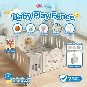 [SURABAYA] [GARANSI 2 TAHUN] KISUBO Deer Baby Play Fence Pagar Bermain Bayi