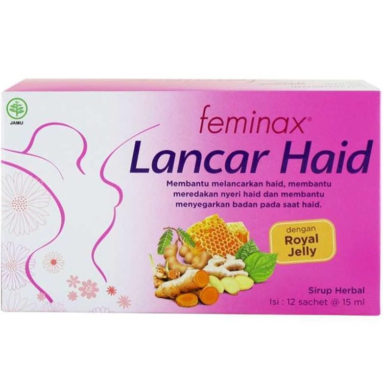 TERBARU FEMINAX LANCAR HAID - 12 PCS GOOD QUALITY KESEHATAN & KECANTIKAN