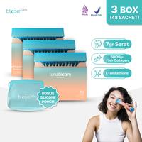 Gambar [FREE EXCLUSIVE MERCHANDISE] 3 Box LunaBloom 14-Day Wellness Pack Fiber Drink + Collagen (48 Sachet) - LB3-Gemini dari BloomLab Kab. Bekasi 1 Tokopedia