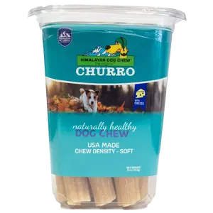Churro in tub (cheese / pumpkin / sweet potato) | Himalayan Pet (dog cheese chew / dog snack / gigitan anjng)