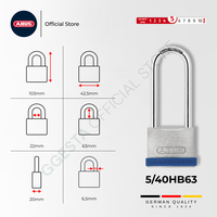 Gambar ABUS Gembok Pagar Anti Karat 5/40HB63 SILVER ROCK HEAVY DUTY & WEATHERPROOF Anti Saw - Germany dari GGEsta Indonesia Kota Administrasi Jakarta Barat 3 Tokopedia