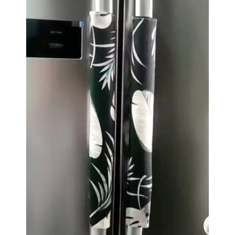 Sarung Pegangan Kulkas Dua Pintu Kiri Kanan,Cover Pegangang Kulkas Sarung Gagang Kulkas Dua Pintu 2