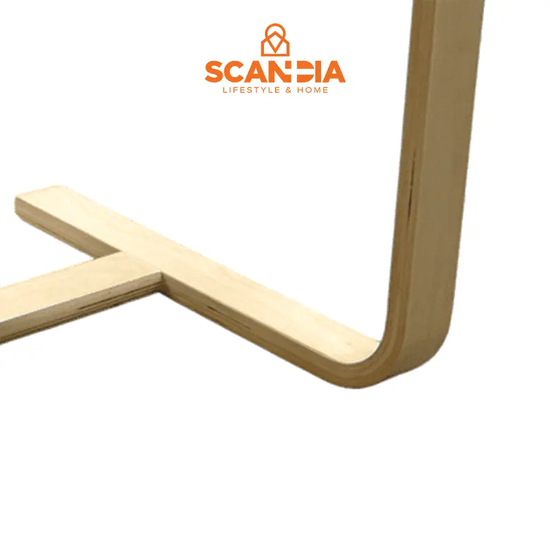 SCANDIA Kursi Footstool Valda 51X46X38cm Brown 3
