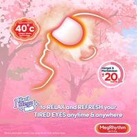 Gambar MegRhythm Steam Eye Mask Sakura 5s - Masker Mata dari KAO Indonesia Kota Bekasi 4 Tokopedia