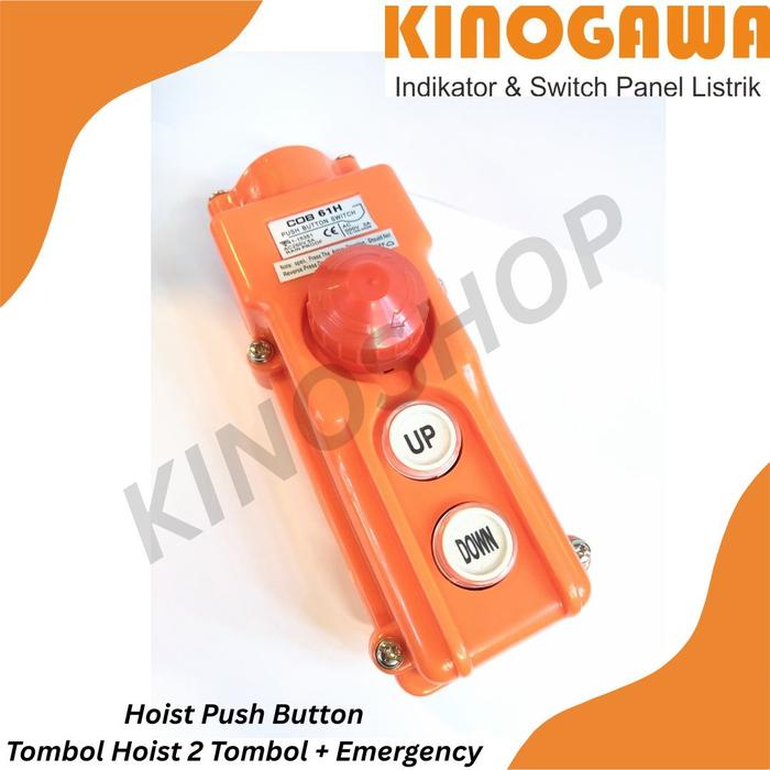 Jual KINOGAWA - Tombol Hoist 2 Emergency Stop Tombol Jamur Darurat Stop ...