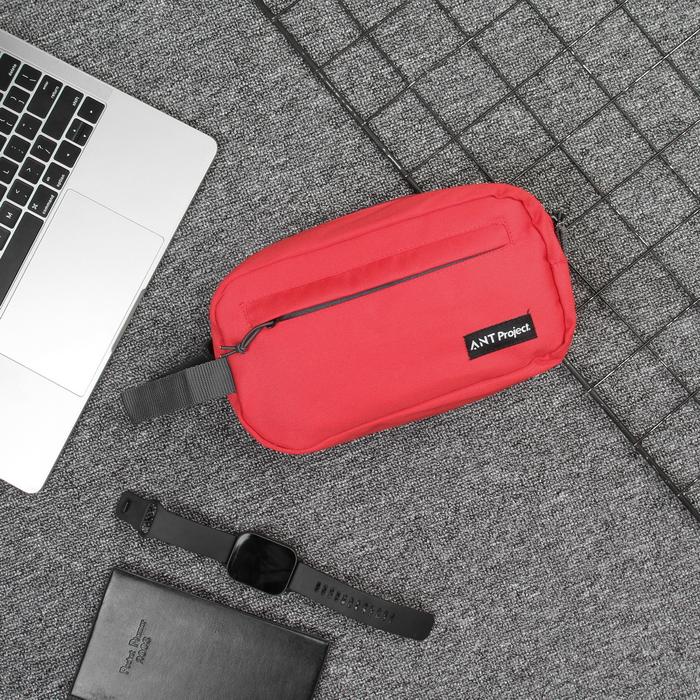 Gambar ANT PROJECT - Clucth Bag KARMA Red - Doppkit - Pouch dari ANT Project Kota Bandung Tokopedia