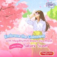 Gambar MegRhythm Steam Eye Mask Sakura 5s - Masker Mata dari KAO Indonesia Kota Bekasi 3 Tokopedia