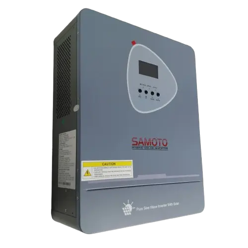Samoto Hybrid Solar Inverter Pure Sine Wave High Frequency 6200W Solar Panel Charger Controller IHF6200 2