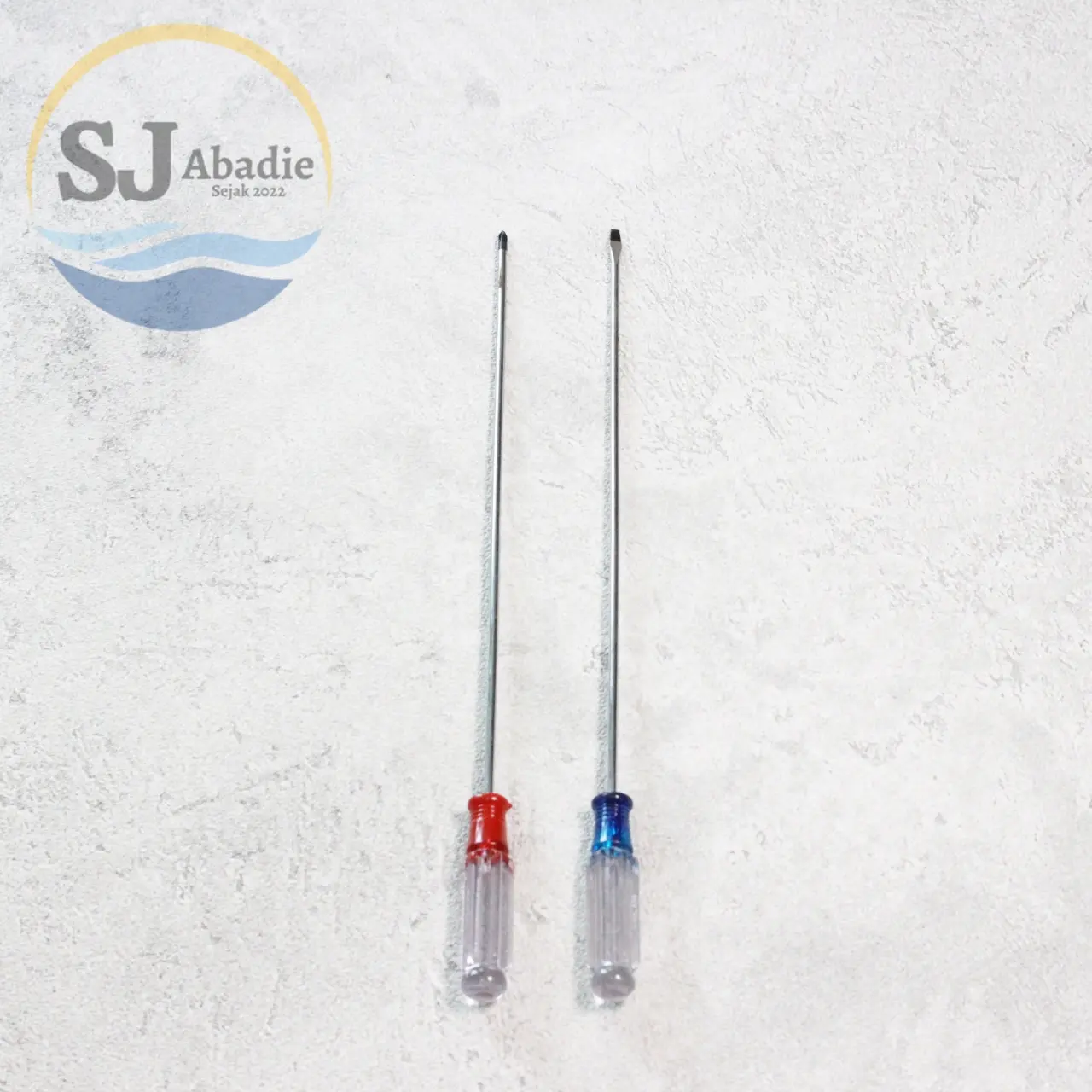ATS Obeng Radio Screwdriver ATS Gagang Plastik Panjang (+) (-) 3 4 5 6 8 Inch | SJ ABADIE |