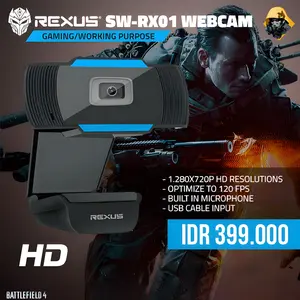 Rexus Gaming / Office Webcam Stream With Mic SW-RX01