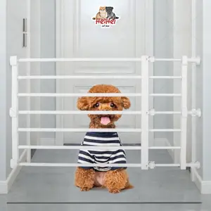Pintu Pagar Pembatas Anjing - Pintu Palang Hewan Peliharaan - Pintu Pengaman Bayi Balita - Penghalang Tangga Buka Tutup Portable