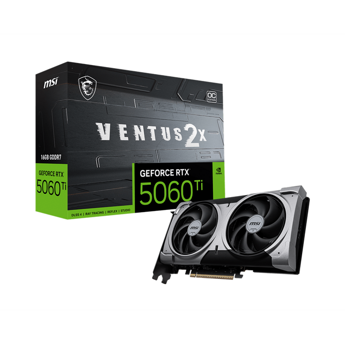 Gambar MSI VGA RTX 5060 TI 8GB VENTUS 2X OC PLUS GDDR7 128Bit [GPU] dari IMBA PC Kota Administrasi Jakarta Utara Tokopedia
