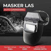 Gambar TaffGUARD Masker Las Auto Darkening Safety Mask Flat Flip - 5100B dari Taffware Official Store Kota Administrasi Jakarta Barat 2 Tokopedia
