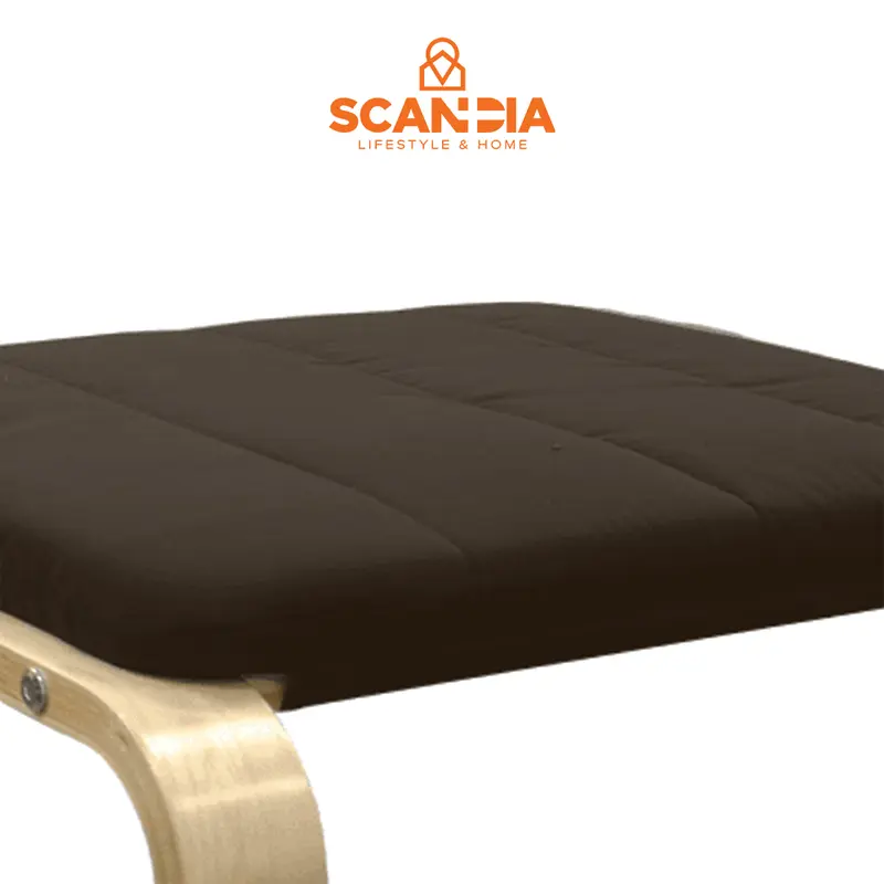 SCANDIA Kursi Footstool Valda 51X46X38cm Brown 5